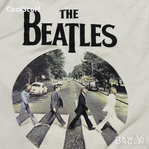 Тениска Бийтълс Размер М, снимка 4 - Тениски - 52423649