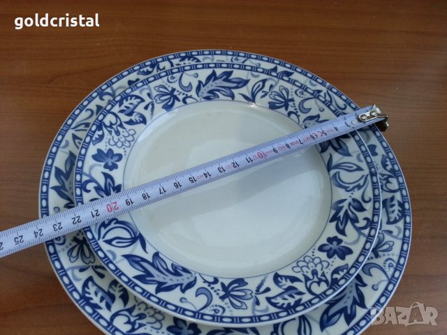 Стар  български порцелан чинии  , снимка 5 - Антикварни и старинни предмети - 37685357