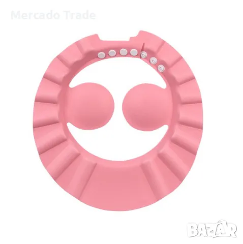 Регулируем протектор за къпане с уши за деца Mercado Trade, Розов