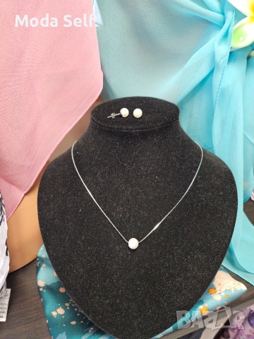 Комплект колие и обици