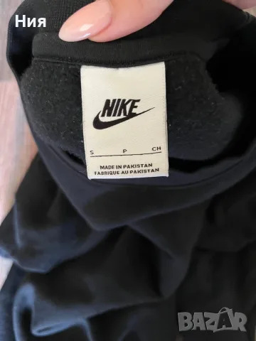 Черна Nike блуза, снимка 3 - Блузи - 55753554