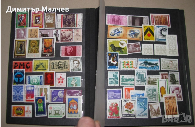 Албум класьор с клеймовани марки ок. 250 бр. български руски полски, отлични, снимка 4 - Филателия - 53122069