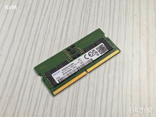 Samsung 8GB DDR5 4800MHz RAM за лаптоп (SO-DIMM) самсунг ддр5 рам laptop, снимка 2 - Части за лаптопи - 56219040