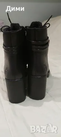 Елегантни боти от естествена кожа на Rieker, снимка 3 - Дамски боти - 49140927