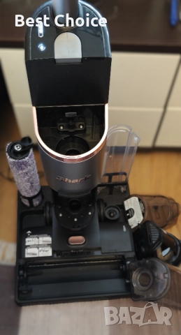 Безжична прахосмукачка и моп Shark HydroVac, снимка 7 - Прахосмукачки - 52712608