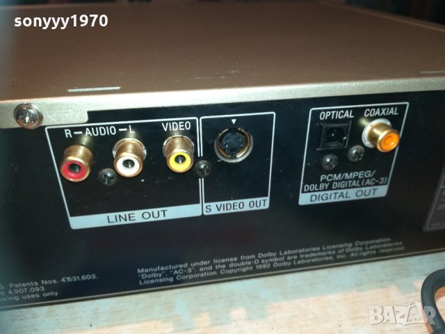 sony DVP-S715 cd/dvd player-gold 0501211721, снимка 16 - Ресийвъри, усилватели, смесителни пултове - 31318693