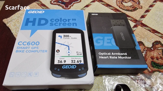 Велокомпютър с навигация GEOID CC600., снимка 7 - Аксесоари за велосипеди - 51196841