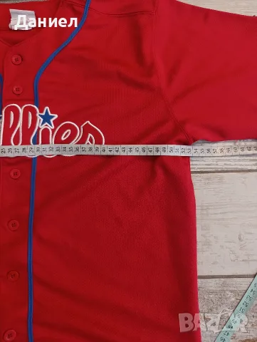 Бейзболна риза на Philadelphia Phillies , снимка 7 - Бейзбол - 55711594