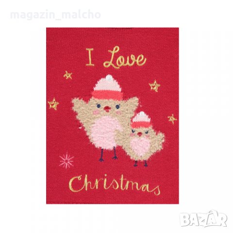 ДЕТСКИ ПУЛОВЕР – CHRISTMAS; размер: 3-6м., снимка 2 - Бебешки блузки - 30848124