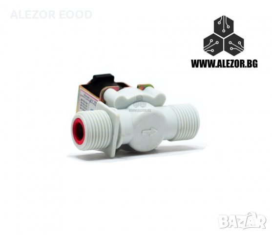 Соленоиден клапан 1/2, 12V DC, NC, Пластмасов, до 8 bar налягане, 5 до 32 л/ мин 20204054, снимка 4 - Друга електроника - 35432111