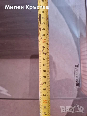 Холна масичка от стъкло и дърво., снимка 4 - Маси - 51014092