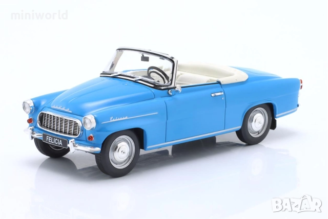 SKODA FELICIA Cabrio 1959 - мащаб 1:24 на WhiteBox моделът е нов в кутия