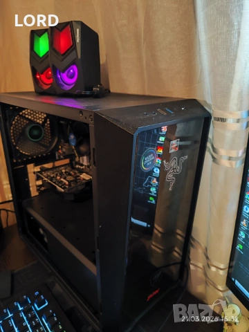 Компютър Intel G5420, GTX 1650, RAM 16GB DDR4, SSD 128GB, HDD 500GB, снимка 4 - Геймърски - 53584984