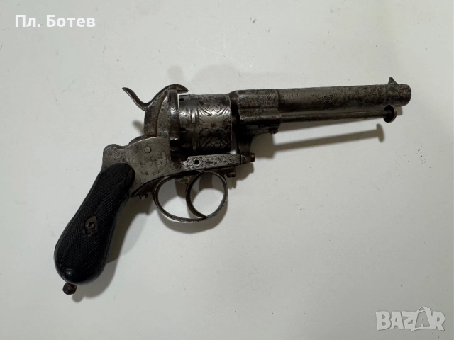 Стар револвер, пистолет, снимка 3 - Антикварни и старинни предмети - 52817663