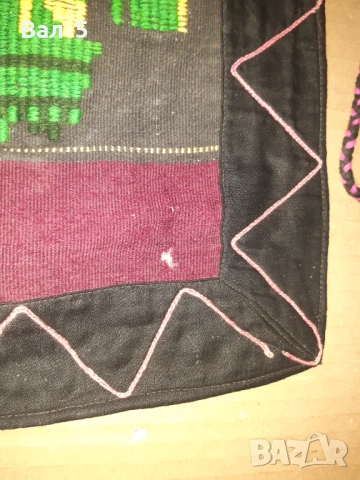 Автентична тъкана рядка вълнена престилка , носия, снимка 5 - Антикварни и старинни предмети - 53874998