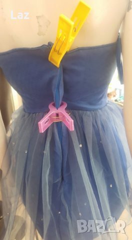 официална рокля в микс от индиго и тъмно синьо с камъни, снимка 8 - Рокли - 29297896