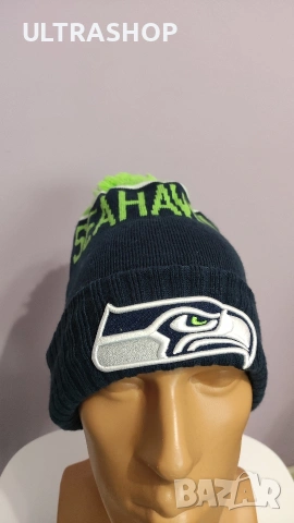 NFL Зимна шапка New Era Seattle Seahawks, снимка 2 - Шапки - 53280087
