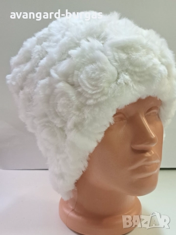 Дамска шапка, лукс Чинчила -229, снимка 2 - Шапки - 52214094