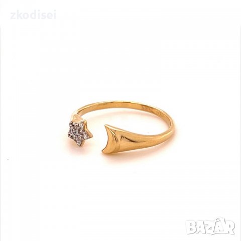 Златен дамски пръстен 1,89гр. размер:57 14кр. проба:585 модел:14250-3, снимка 2 - Пръстени - 39855139
