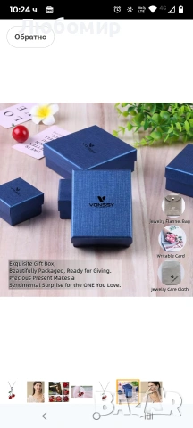 Персонализирано колие VONSSY с висулка от червена череша и 5A кубичен цирконий, , снимка 3 - Колиета, медальони, синджири - 53883422