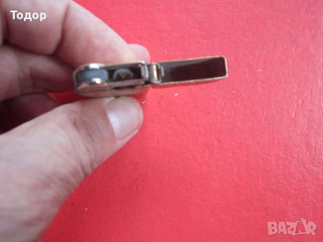 Позлатена запалка Слим, снимка 3 - Колекции - 38154889