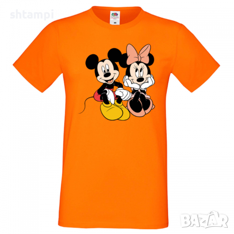 Мъжка тениска Mickey & Minnie 5 Подарък,Изненада,Рожден ден, снимка 6 - Тениски - 36575537