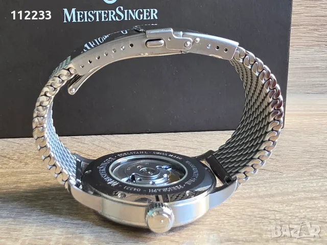 БАРТЕР MeisterSinger Perigraph Automatic 43mm, снимка 14 - Мъжки - 55715261