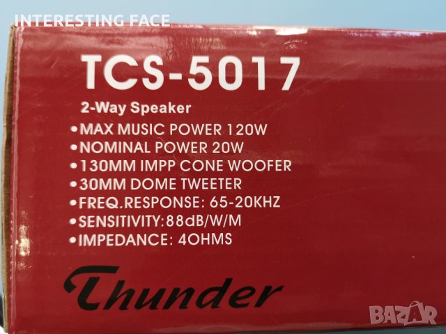 Предпазни капаци за авто колони Thunder TCS-5017, снимка 6 - Тонколони - 30075847