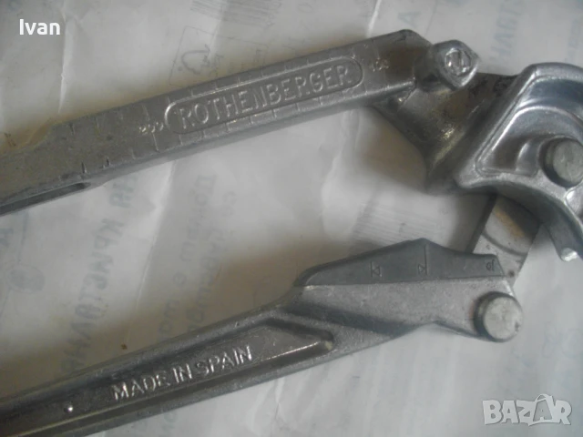НОВ 14mm ROTHENBERGER Made in SPAIN ПРОФЕСИОНАЛЕН ИНДУСТРИАЛЕН РЪЧЕН ТРЪБОГИБ ОГЪВАНЕ НА ТРЪБИ ф14мм, снимка 3 - Други инструменти - 50449826