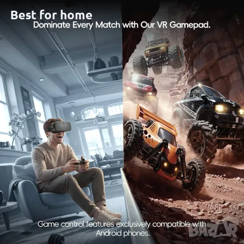 DESTEK V5 VR слушалки за телефон, 110°FOV HD антисини лещи за защита на очите, снимка 7 - 3D VR очила за смартфон - 55885890