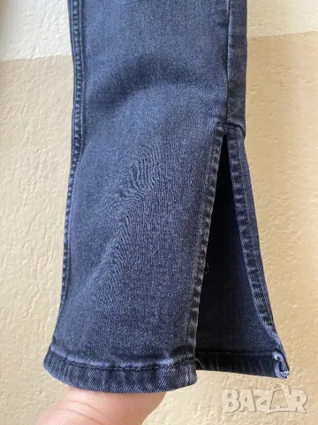 Тъмносиви дънки ZARA с цепки, снимка 2 - Дънки - 50437015