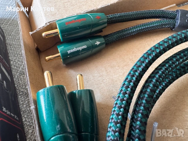 Audioquest Evergreen RCA > RCA 1.5 метра, снимка 2 - Други - 54351541