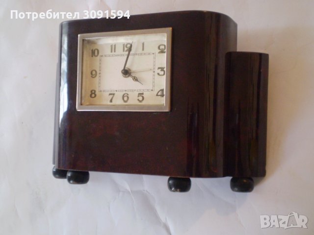 HANSA Настолен Часовник Будилник Касичка Работи, снимка 9 - Антикварни и старинни предмети - 37490348