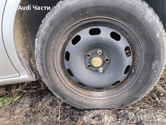 Железни джанти 5x100 за Голф 4 Ауди А3 Сеат Шкода Бора VW Golf 4 Audi A3 Seat Skoda Bora 15 цола, снимка 2 - Гуми и джанти - 49319406