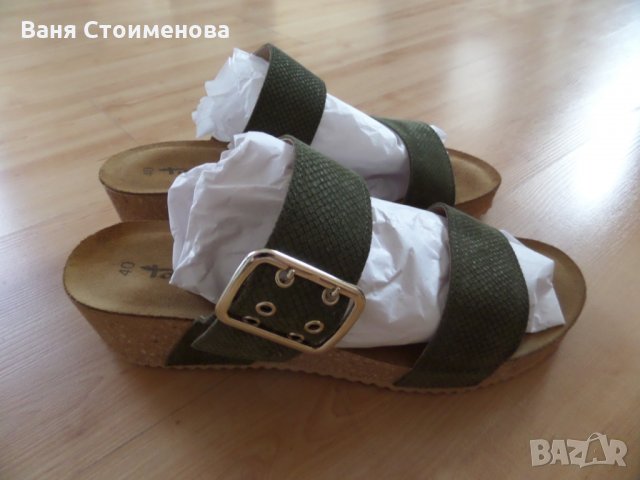 Нови  Tamaris сандали / чехли, снимка 3 - Сандали - 32065414