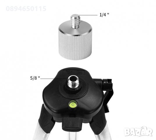 адаптер 5/8" към 1/4" (преход от трипод към стойка за камера/фотоапарат), снимка 2 - Други инструменти - 34250617