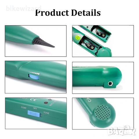 Gobesty Cable Tracker, търсачка на кабели, тестер на кабели НОВО, снимка 3 - Други инструменти - 53879892