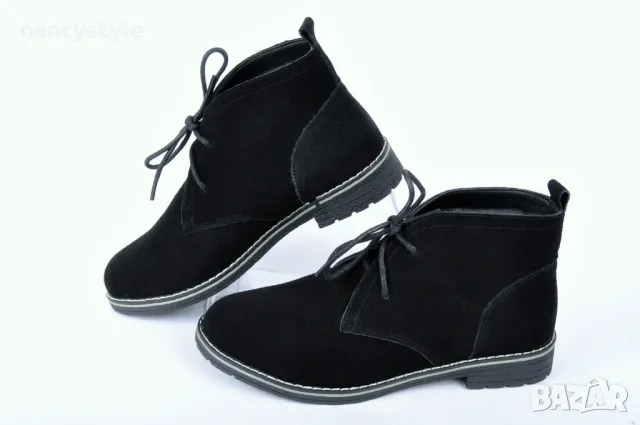 НОВО! Дамски кларкове от естествен велур - Четири цвята, снимка 10 - Дамски боти - 47495488