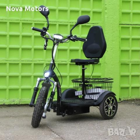 Електрическа Триколка А3 500W RED (с предно предаване) Nova Motors, снимка 2 - Мотоциклети и мототехника - 39348174