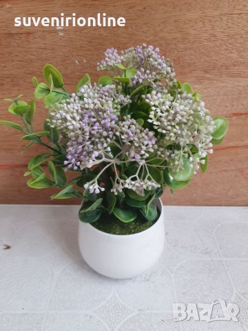 Изкуствени цветя в кашпи , снимка 3 - Изкуствени цветя - 34530598