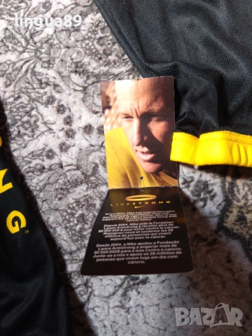 Nike Livestrong – дълъг ръкав джърси, размер XL, снимка 6 - Спортна екипировка - 54099523