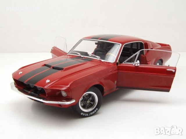 SHELBY GT500 Mustang Elinor 1967 - мащаб 1:18 на Solido моделът е нов в кутия, снимка 4 - Колекции - 38131367