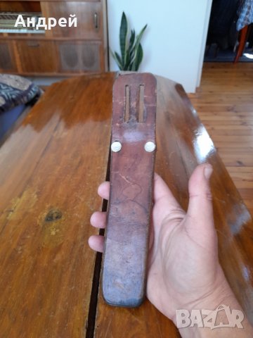 Стара кожена кания за нож #3, снимка 4 - Антикварни и старинни предмети - 32137096