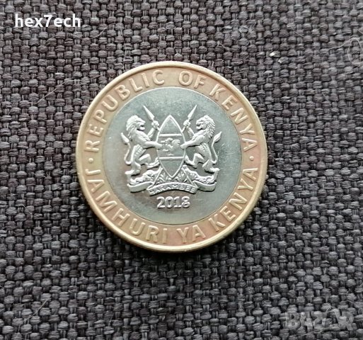❤️ ⭐ Монета Кения 2018 10 шилинга ⭐ ❤️, снимка 2 - Нумизматика и бонистика - 40006695