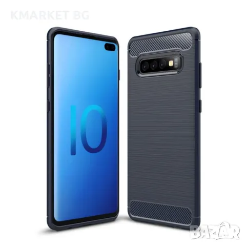 Samsung Galaxy S10 Plus / S10+ Carbon Fiber Калъф и Протектор, снимка 2 - Калъфи, кейсове - 48470443