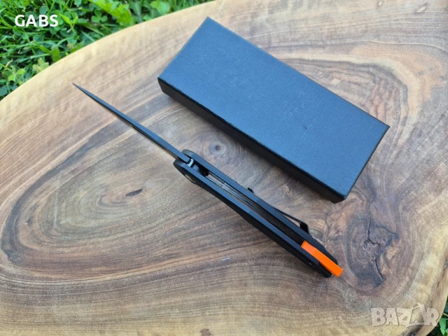 Сгъваем джобен нож,стомана D2,тъмно острие, D116, снимка 5 - Ножове - 50991245