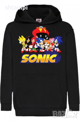 Детски Суитчър/Суитшърт Sonic and friends 002,Соник,Игра,Подарък,Изненада,Забавление,Рожден Ден