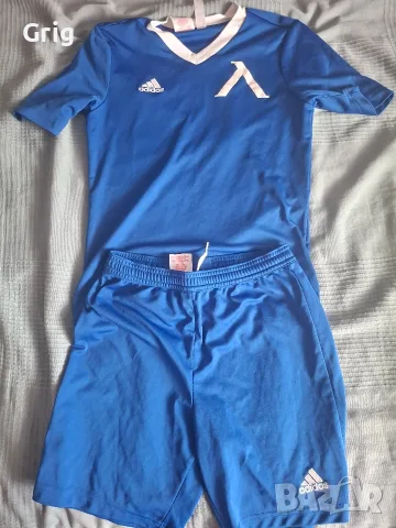 Комплект polo shirt, тренировъчна тениска, панталонки, дълъг спортен панталон Левски и раница адидас, снимка 4 - Футбол - 55967602