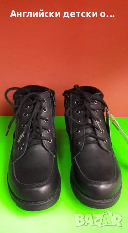 Английски детски боти естествена кожа , снимка 6 - Детски боти и ботуши - 30214183