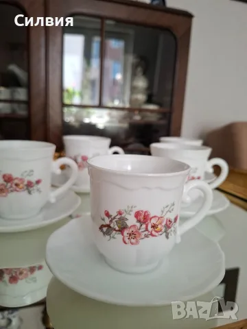 Сервиз за кафе/чай Аркопал Франция , снимка 10 - Чаши - 55749702